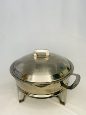 RECHAUD COM MARINEX VIDRO REDONDA - LOCAÇÃO 